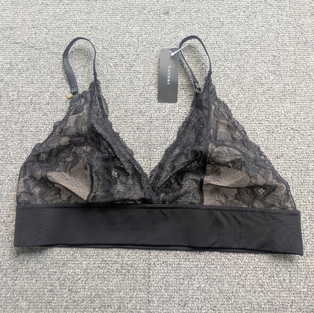 Natori Eclipse Black Unlined Bralette